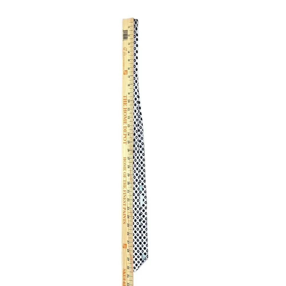Penrose London Metallic Polka Dot Men's Silk Neck Tie Business Preppy‎ Quirky